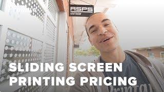 A Small Print Shop Tour | Sliding Screen Printing Pricing