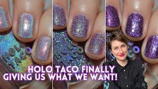 Holo Royalty Debut Trio Swatches | Holo Taco Nail Polish