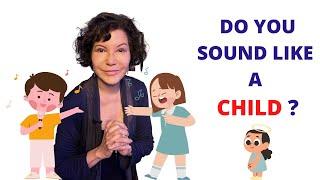 How to Sing With a Richer, Fuller Tone INSTANTLY - DO YOU SOUND LIKE A CHILD (as an adult)?  #shorts