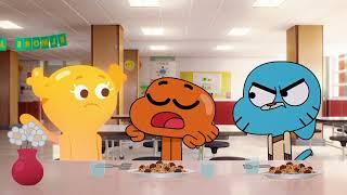 darwin being annoyed/jealous at gumball and penny's relationship moments