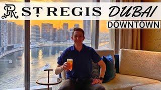 PERFECT SCORE: St. Regis Downtown Dubai! Hotel & Room Review! My Favorite Hotel Downtown Dubai!