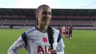 Alex Morgan discusses her Spurs debut  and having her daughter at the game to watch