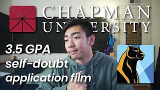 how i got into a top film school | Chapman University Dodge College