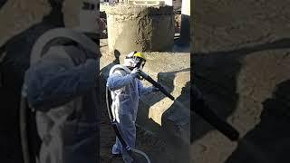 Dry shotcrete method | Метод сухого торкретування