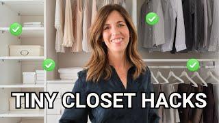 5 Genius Small Closet Organization Hacks For Bigger Storage (Neat Home Tips)