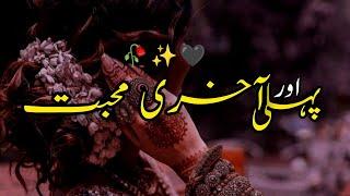 Pehli Aur Akhri Mohabat  -  Story No.147 | Sad Love Story | Urdu Story | | By Aleeza Talk