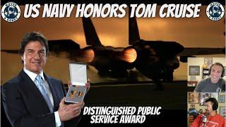 Tom Cruise Honored By The US Navy - Fighter Pilots Approve!