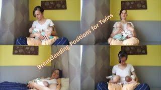 Tandem BREASTFEEDING POSITIONS for TWINS