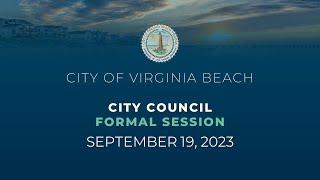 City Council Formal - 09/19/2023
