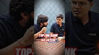 JEE Advanced Top 100 AIR Rankers Biggest SECRET | IIT Motivation  #shorts #esaral #iit #jee