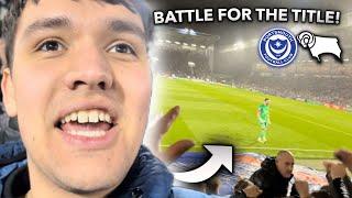 WARD BRACE, 30 YARD SCREAMER AND A FOX ON THE PITCH! | PORTSMOUTH 2-2 DERBY COUNTY *vlog*