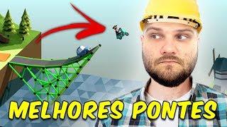 CONSTRUINDO AS MELHORES PONTES | Poly Bridge #1