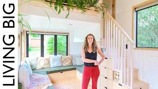 Solo Mum’s Stunning Ultra Spacious Tiny Home ️