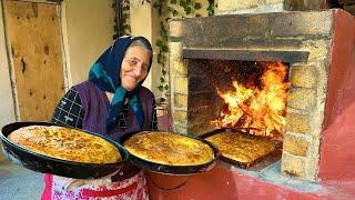 Baking Homemade Traditional Bread in a Mud Oven in the Village!