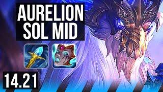 AURELION SOL vs ZED (MID) | Rank 5 Aurelion Sol | NA Grandmaster | 14.21