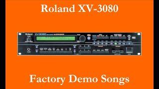 Roland XV-3080 - Démos internes - Factory Demo Songs