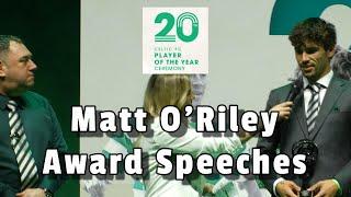 Matt O'Riley  Award Speeches - 20th Celtic Player of the Year Awards - 12.05.24