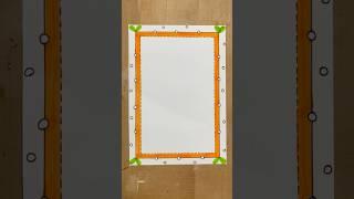 Easy Front Page Design For School Project #shorts #diy #frontpage