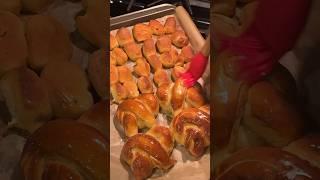 Making soft pretzels for the first time  #cookwithme