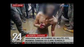 Exclusive: Hinihinalang miyembro ng Maute-ISIS, bugbog-sarado sa ilang sundalo