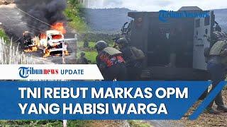 Warga Sipil Ditembak Tewas & Dibakar OPM di Timida, TNI Bergerak dan Rebut Markas hingga Amunisi KKB