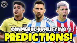 CONMEBOL OCTOBER WORLD CUP QUALIFIERS PREDICTIONS