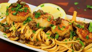 How To Make The Perfect Scallops | Scallops Piccata On The Big Green Egg