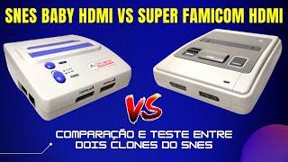 Snes Baby HDMI 2 em 1  Super Famicom HDMI | Comparação Entre Clones Chineses do Super Nintendo