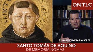 SANTO TOMÁS DE AQUINO. De memoria nomás