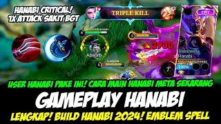 CARA MAIN HANABI META SEKARANG + HANABI IMMUNEBUILD HANABI TERSAKIT 2024GAMEPLAY HANABI TOP GLOBAL