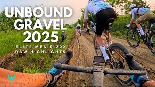 Unbound Gravel 2025 - ELITE MEN'S 200 RAW HIGHLIGHTS