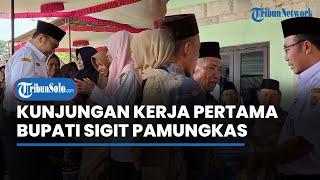 Kunjungan Kerja Pertama Bupati Sragen Sigit Pamungkas, Temui Warga Desa Paling Utara Bumi Sukowati