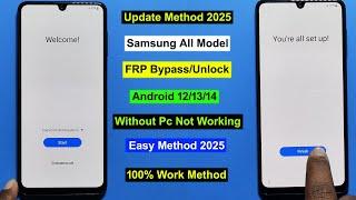 "Update 2025" Samsung FRP Bypass Android 12/13/14 |Gmail Lock Remove All Samsung Without Pc Not Work