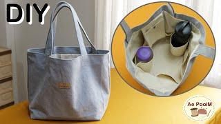 How to Make a Tote Bag with Inner Compartments for Items and a Water Bottle/Umbrella