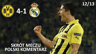 Borussia Dortmund - Real Madryt 4:1, Liga Mistrzów 2012/13, Polski Komentarz ᴴᴰ