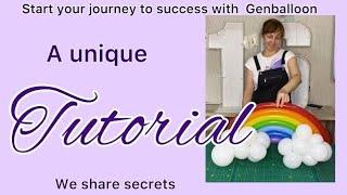 Video tutorial.  Balloon arch. With voice acting.