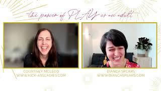 Virtual Play Parties - what are they? Why is Play important for adults? | Chat with Courtney McLeod