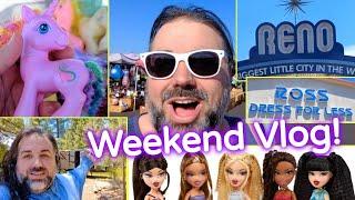 Memorial Day Weekend VLOG - Camping, Flea Market, Thrifting, Bratz, Ponies, Puppies & Laundry