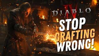 STOP CRAFTING WRONG! The Complete Diablo 4 Crafting Guide