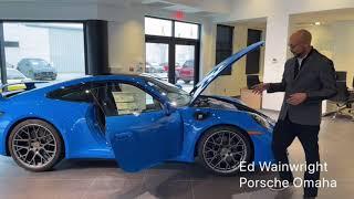 Porsche Tequipment Accessories featured on Porsche 2022 Shark Blue 911 Carrera S