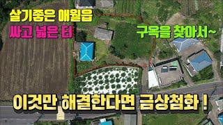 애월읍 토지가 넓은 구옥과 무허가 창고 매매 입니다. 진입로가 좁아 신축이나 추가 증축은 되지않지만  가성비가 좋은 구옥 소개입니다.