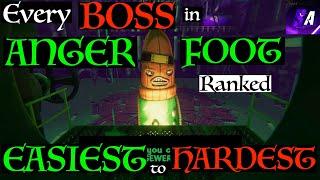 All Anger Foot Bosses Ranked Easiest to Hardest