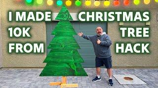 Easy Beginner Woodworking projects to make money - Christmas Tree Tutorial.