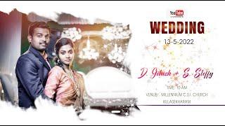 WEDDING  Gihish D Jacob & S.Steffy | Live Streaming