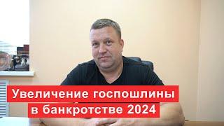 Увеличение госпошлины в банкротстве 2024