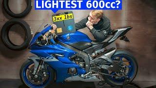 Testing The Weight Of The Lightest 600cc Motorcycle?