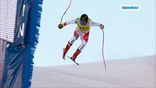 Alpine Skiing Wengen 2020 - Caviezel close call Replay