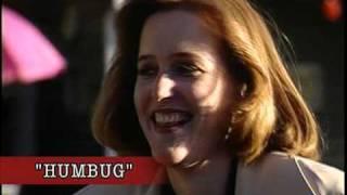 The X-Files - Gillian Anderson eats a cricket