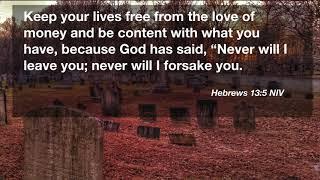 Hebrews 13:5 Dirkes WT 3.11.18