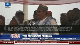 President Buhari Campaigns In Kaduna State